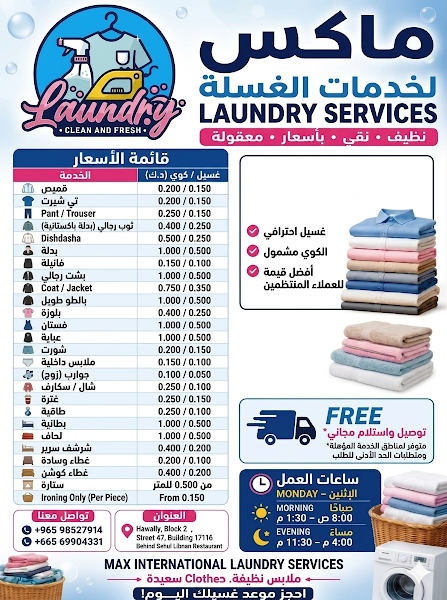 MAX INTERNATIONAL LAUNDRY SERVICES photo 3