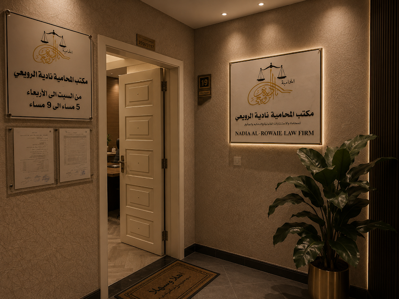 مكتب المحامية نادية الرويعي للمحاماة والاستشارات القانونية photo 3